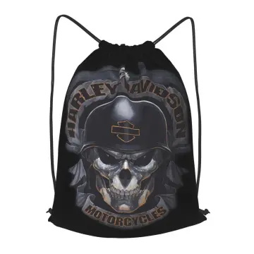 Harley davidson drawstring backpack deals