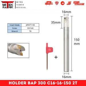 Holder Milling BAP 300 10mm 12mm 16mm 20mm 25mm Cocok Untuk Insert APMT 11