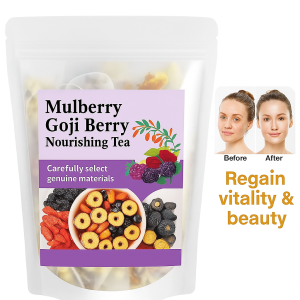 【Natural Ingredients】Wolfberry and Ginseng Health Tea Mulberry Goji Berry Red Date Tea Mens Consolidating Essence Tonifying The Kidney Tea Health Tea Bags