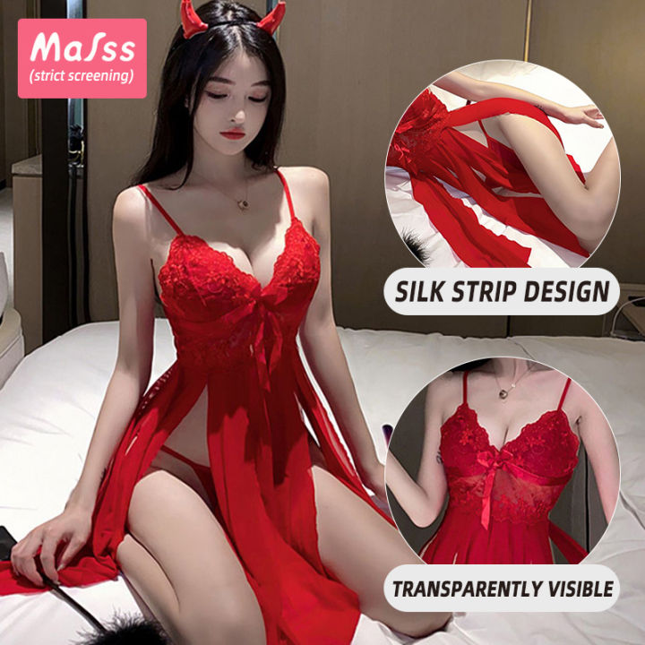 sexy lingerie for big busted women Quality 2piece sexy lingerie mesh indoor night dress Available in size 8 10  12 14 only Available in all displayed colors (15,000 each)