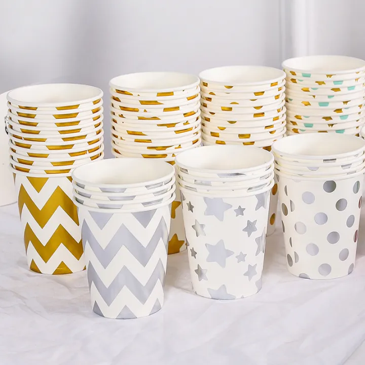 SG%2010PCS%20Gold%20Silver%20Dot%20Disposable%20Paper%20Cups%20and%20Plates%20Set%20for%20Birthday%20Party%20-%20Image%205