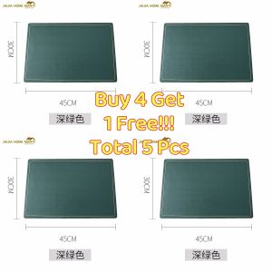 <Buy 4 Free 1> SG Seller European Nordic Style Leather Dining placemat Waterproof Oil Proof Table Mat Insulation Anti Scalding Kitchen