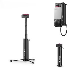 Ulanzi MT98 Invisible Selfie Stick Handheld Foldable 57cm with 1/4 Mount For insta360 X5 X4 DJI Action 4 5 6 Tripod Accessories
