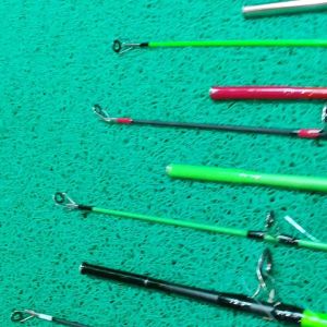 cod joran pancing sambung 2 fiber solid panjang 165cm murah 1pcs untuk diempang dan dilaut untu ikan ukuran sedang dan besar joran kuat