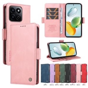 For Huawei Honor X7C X9D X9C X8C X6C X5C X9B X8B X7B X6B X5B / Honor X9A X8A X7A X6A Phone Case Magnetic Leather Wallet Soft TPU Card Slot Flip Cover Casing