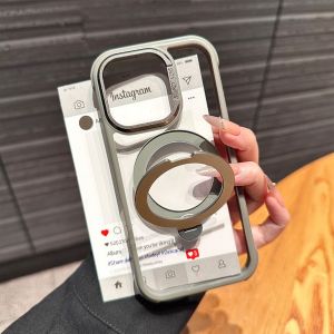 Ốp lưng điện thoại Túi khí hấp thụ sốc có giá đỡ xoay chất lượng cao iPhone 17 Air 16 15 14 13 Pro Max