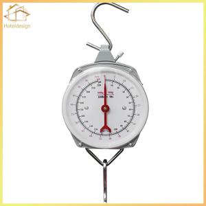 Hanging Scales with 2 Hooks Mechanical Pointer Hook Scale Spring Dial Weight Scale for Kitchen Fishing Hunt