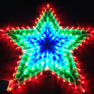 CATRIDE Parol Xmas Lanterns LED Christmas Colorful Lamps Outdoor Star Flower Design Fairy Wedding Party Holiday Adorn