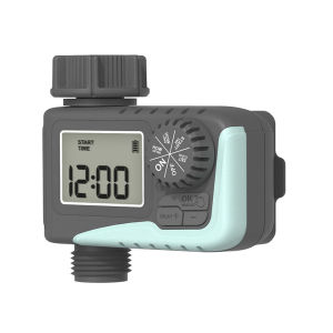 เครื่องรดน้ำต้นไม้อัตโนมัติขนาดเล็กเครื่องตั้งเวลารดน้ำต้นไม้อัตโนมัติหน้าจอ Lcd เครื่องควบคุมสปริงเกอร์รดน้ำสวนกลางแจ้งอุปกรณ์ตั้งเวลา