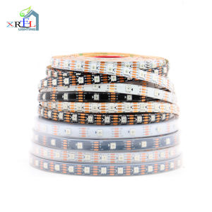 Dải Pixel Led RGB Đèn Linh Hoạt Led Tín Hiệu Kép PCB Màu Trắng/Đen Địa Chỉ Riêng DC12V WS2815 (Cập Nhật WS2812B WS2813)
