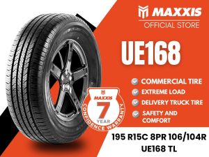 MAXXIS UE168 195 R15C 8PR 106/104R TL Utility Tire - Tough Service Vehicle Tire