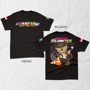 KAOS MAF!A KILOMETER (tebal bahan combed 24s)