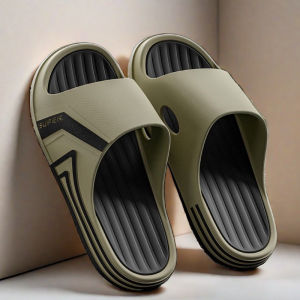 VFASION Mẫu Mới Dép Quai Ngang Nam Nữ Đế Cao GIày Dép Đi Chơi