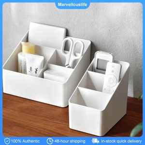 Desktop Storage Box Plastic TV Remote Control Storage Holder Large Capacity Division Debris Sorting