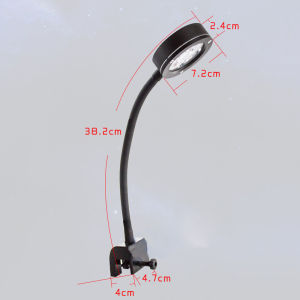 Emango đèn LED cho hồ cá biển 100V-240V san hô SPS LPS hồ cá biển rạn san ống kim loại có thể chỉnh góc cho bể biển 30-50cm