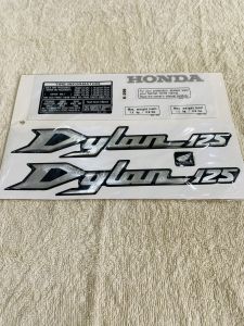 Bộ tem decal dán xe máy honda dylan 125 zin thái siêu đẹp
