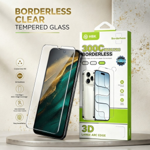 Ultra-Clear Edge Borderless Full Tempered Glass for Iphone xr xs x 11 12 13 14 15 16 plus 17 18 pro max 17e 16e se 4 Screen Protector