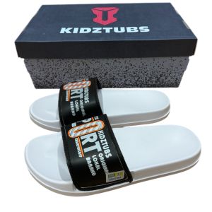 Sandal Anak Laki Laki Karet Slipper Slide Selop Slipon Jepit Karakter Warna Hitam Usia 6-10 Tahun-KIDZTUBS1824100224