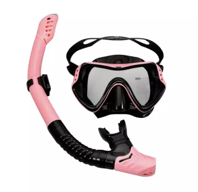 ใหม่ Professional ดำน้ำดำน้ำหน้ากากดำน้ำและ Snorkels แว่นตาดำน้ำ Easy Breath Tube ชุดหน้ากากดำน้ำ