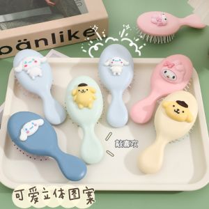 Cinnamoroll Kuromi Sanrio Air Cushion Comb Cartoon Massage Portable Comb Makeup Tools Pochacco Kawaii Girl Gifts