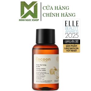 Nước tẩy trang bí đao Cocoon tẩy sạch makeup & giảm dầu 140ML