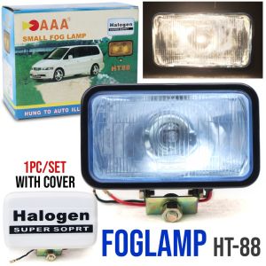 Foglamp HT-88 1pc Old School Blue lens with cover
