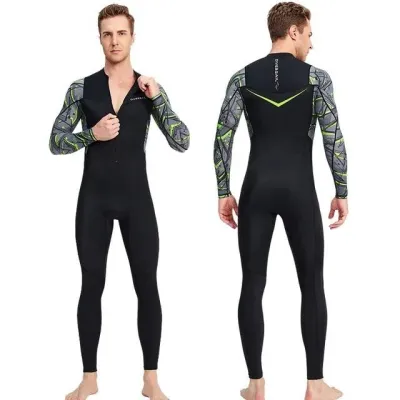 Mens Thin Wetsuit UPF50+ Snorkeling Suits Youth Rash Guard- Full Body Diving Skin UV Protection Diving Surfing Spearfishing
