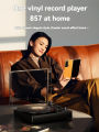 Middix Vinyl Record Player turntable retro gramophone audio bluetooth speaker charging portable built-in speaker. 