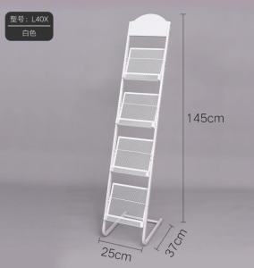 Brochure Holder Newspaper Data Rack Newspaper Stand Organizer Magazine Souvenir Bazaar Stand Rack