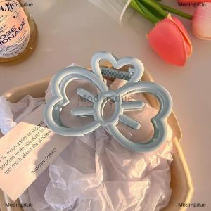 [COD] Modingdue Cute Bowknot Hair Clip Plastic Claw Clip Candy Color Crab Hair Clip For Girls Sweet Hair Claw Hair Accessories