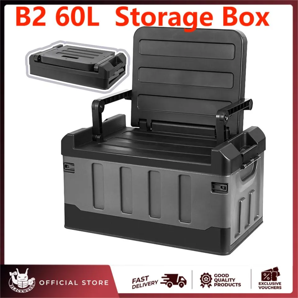 Outdoor Storage Box pick up Trunk Dry Box Outdoor Fishing Chair Foldable  Seat Camping box Heavy Duty Bucket