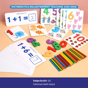 Mainan Edukasi - Flash Card / Mathematics Enlightenment Teaching Aids