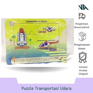 Puzzle Transportasi Udara Rabbit&Turtle