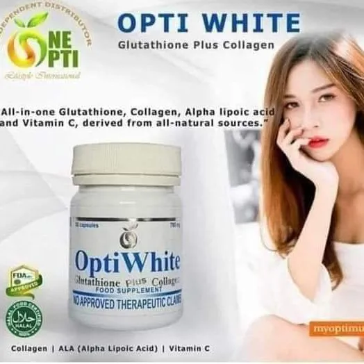 Opti White Glutathione plus Collagen Capsules