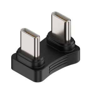 OFTBT Góc 180 độ. Bộ chuyển đổi USB-C Hình chữ U Nam sang Nữ Đầu nối truyền dữ liệu Dữ liệu nhanh 100W Bộ chuyển đổi Type C Máy tính bảng