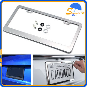 Frame Plat Nomor Kendaraan Bahan Stainless/Frame Plat Nomor Mobil Dengan Sekrup