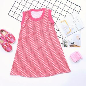 (BISA PILIH MOTIF) Daster Yukensi Uk 3-5 Tahun /Dress Anak Perempuan Balita Edo Dinda Grosir Baju Anak Tidur Bahan Kaos
