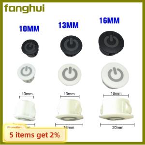 fanghui ปุ่มเซ็นเซอร์สัมผัสหรี่แสงได้10 13 16มม. สวิตช์ควบคุมสำหรับ DC5V 12V 24V ตู้เสื้อผ้าทางเดินไฟ LED