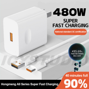CARDINAL : Super Fast 480W Type-C Charger Set – Multi-Power 480W/240W/120W/100W/66W Fast Charging Cable & Plug