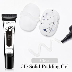 BORN PRETTY LILYCUTE 10ml 5D Candy Solid Pudding Nail UV Gel Tube Nail Design Painting Full Coverage Texture Gel Paint Liner Gel