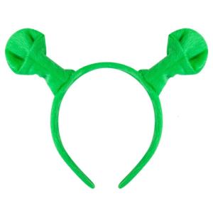 Fun Green Beast Hairband Cosplay Hairhoop For Kids Washable Hairhoop for Halloween Costume Party Dressingup Essential