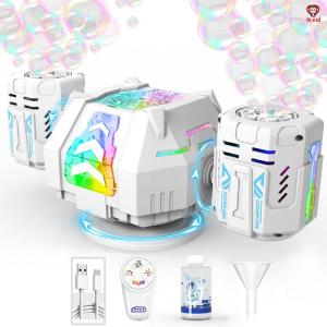 [SG Seller]Automatic Bubble Maker with Remote Control 360 Degree Rotating 120° Adjustable Head Outdoor Birthday Party