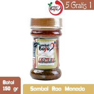 Sambal Roa Manado (Bojo Rondo) kemasan Botol 150gr