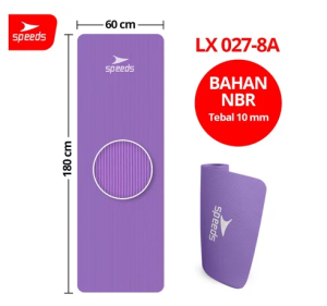 027-21 SPEEDS Matras Yoga NBR 10 mm Alas Karpet Senam Lantai Cardio Olahraga Fitness Berstandar SNI