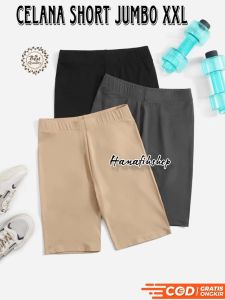 HANAFIHSHOP - Celana Short Wanita Murah Celana Dalaman Pendek Ukuran Jumbo Shorts Pants Warna Polos Legging Pendek