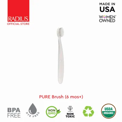 RADIUS Pure Brush - Ultra Soft Toothbrush for Babies 6 months+