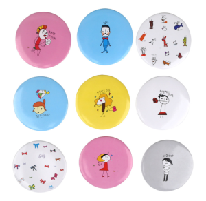 Perfect Life Cartoon Mini Portable Mirror Convenient Circular Hand Mirror Pocket Portable Makeup
