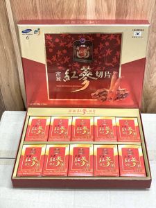 Hồng Sâm Thái Lát Tẩm Mật Ong Sambok Hàn Quốc Hộp 10 Gói x 20gr Tăng Cường Đề Kháng Và Phòng Chống Bệnh Tật