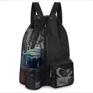 Sports Backpack Gym Bag Wet Pocket Lightweight Mesh Travel Beach Outdoor Daypack