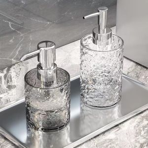 Multipurpose Soap Dispenser Easy to Clean Glass Soap Pump Dispenser Ideal for Bath and Bathroom